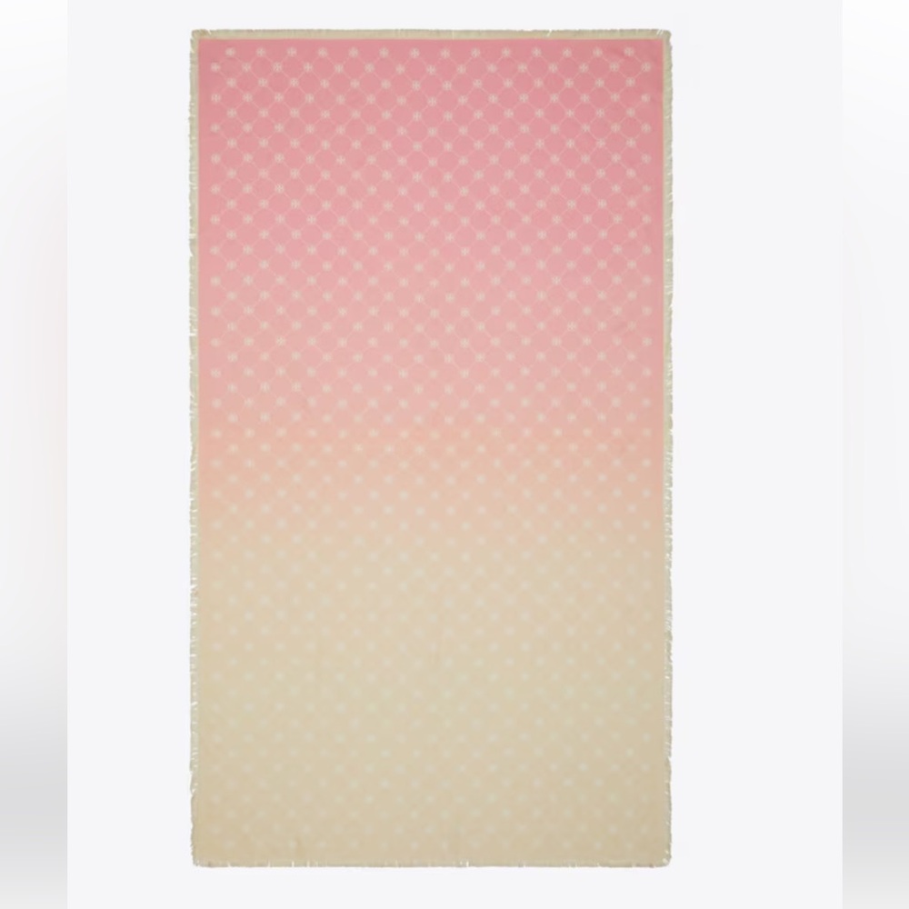 T MONOGRAM SILK OBLONG SCARF
